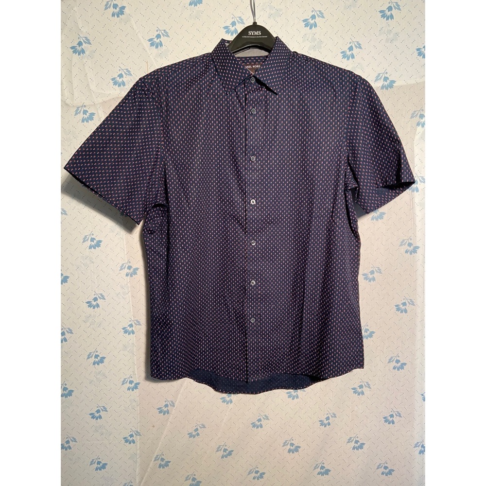 Michael Kors Men’s Short Sleeve Button Down